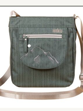 Haiku Jaunt Crossbody Bag- Deep Forest
